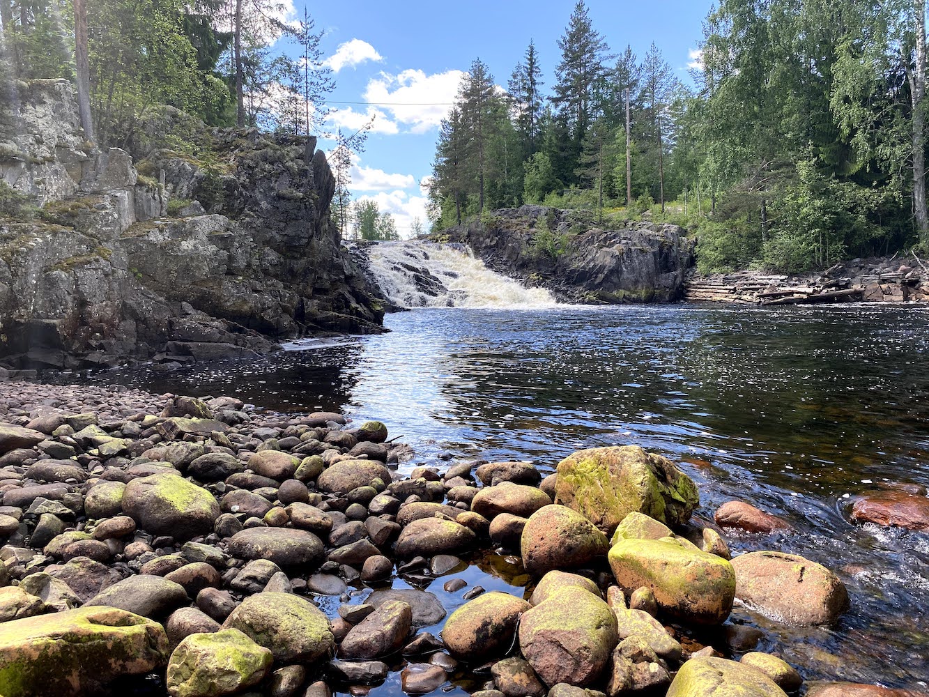 hiking in Sweden