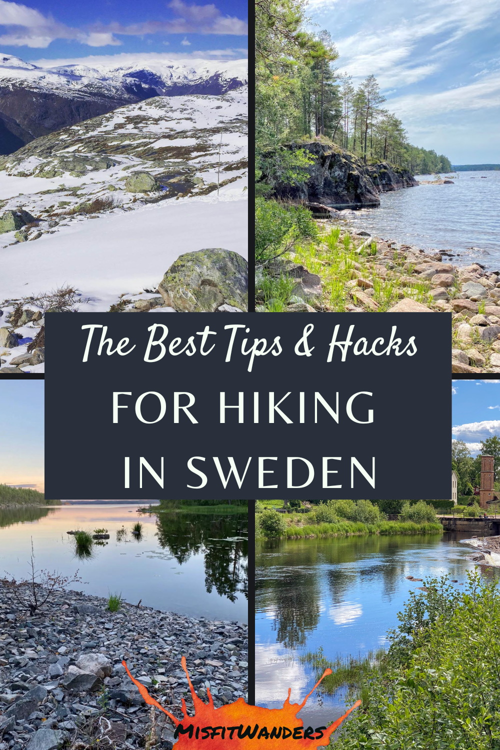 hiking in Sweden