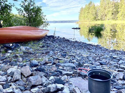 Wild camping Sweden