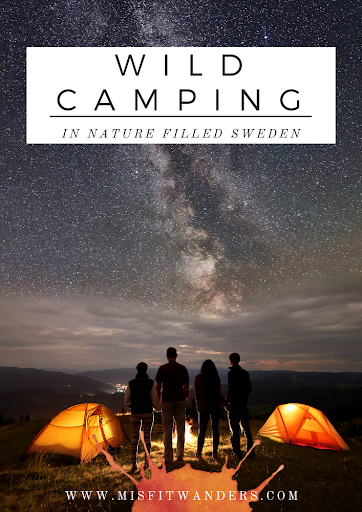 Wild camping Sweden