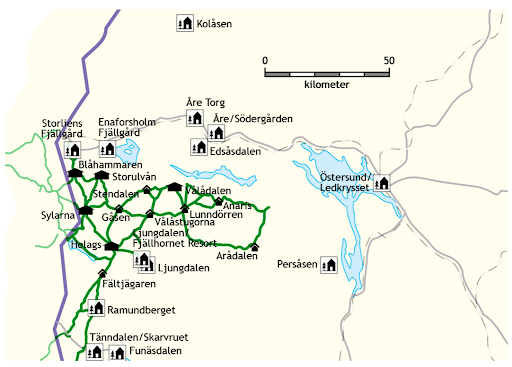 hiking trails in Sweden