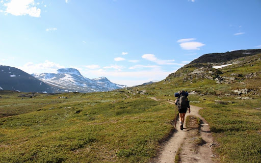 hiking trails in Sweden