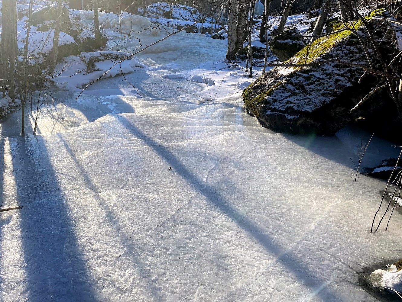 ice fishing in Sweden