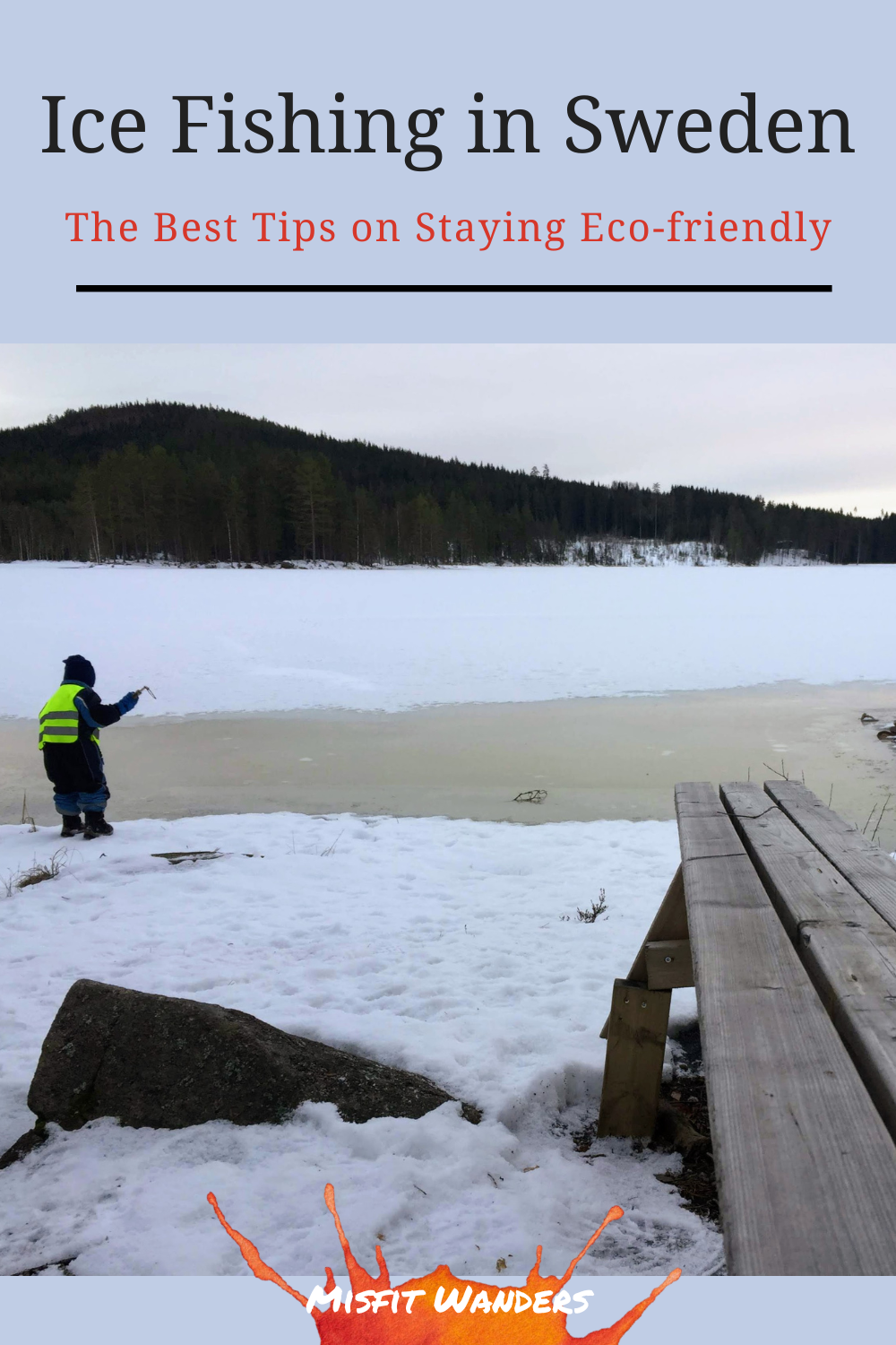 ice fishing in Sweden